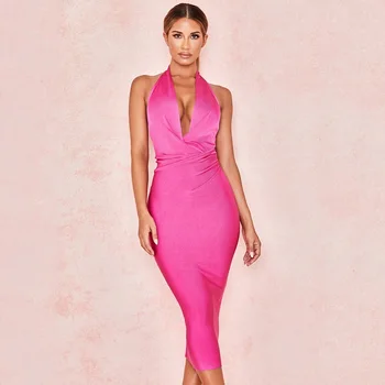 vestido Over-the-knee party club tight wraparound skinny lace-up dress stylish sexy dress evening party 
vestido Over-the-knee party club tight wraparound skinny lace-up dress stylish sexy dress evening party