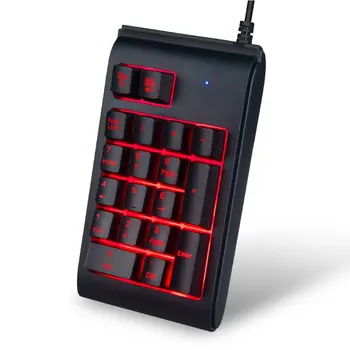 Three Colors RGB Backlit USB Wired Keyboard Waterproof Number Pad Numeric Keypad Mini Numpad Multi-functional Digital Keys R9JB
Three Colors RGB Backlit USB Wired Keyboard Waterproof Number Pad Numeric Keypad Mini Numpad Multi-functional Digital Keys R9JB