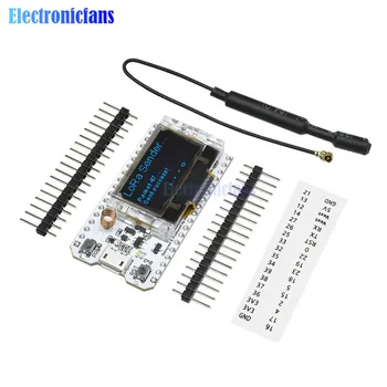 SX1276 ESP32 LoRa 0.96 Inch Blue OLED Display Bluetooth WIFI Lora Kit 32 Module IOT Development Board 868MHz 915MHz for Arduino
SX1276 ESP32 LoRa 0.96 Inch Blue OLED Display Bluetooth WIFI Lora Kit 32 Module IOT Development Board 868MHz 915MHz for Arduino