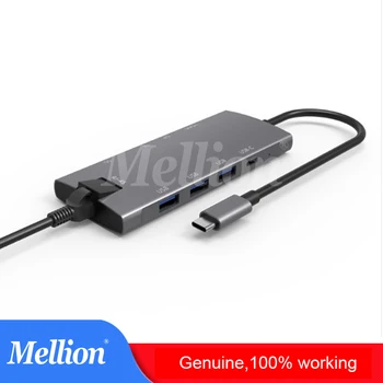 USB C Hub 9 in 1 USB Type C Hub with Ethernet Port, 3 USB 3.0 ports, a Mini DP port, an HDMI output, an SD/Micro SD Card input
USB C Hub 9 in 1 USB Type C Hub with Ethernet Port, 3 USB 3.0 ports, a Mini DP port, an HDMI output, an SD/Micro SD Card input