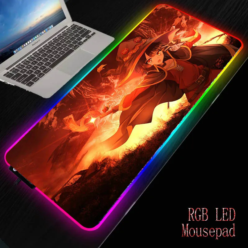 MRGBEST Megumin Anime RGB Gaming Large Mouse Pad Led Computer Waterproof Mousepad with Backlight Carpet for Keyboard Desk Mat
MRGBEST Megumin Anime RGB Gaming Large Mouse Pad Led Computer Waterproof Mousepad with Backlight Carpet for Keyboard Desk Mat