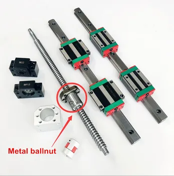 2PCS HGR20 Linear guide rail + 4pcs HGH20CA / HGW20CA Carriage + 1 set SFU1605 ballscrew
2PCS HGR20 Linear guide rail + 4pcs HGH20CA / HGW20CA Carriage + 1 set SFU1605 ballscrew