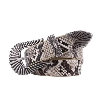 Fashion Carved Lady Belt Retro Buckle Head Casual Women PU Faux Leather Waitband 
Fashion Carved Lady Belt Retro Buckle Head Casual Women PU Faux Leather Waitband