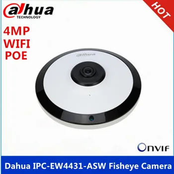 Dahua IPC-EW4431-ASW 4MP Fisheye Camera Panorama 180 Degree built-in MIC Audio Alarm Interface POE WIFI Camera
Dahua IPC-EW4431-ASW 4MP Fisheye Camera Panorama 180 Degree built-in MIC Audio Alarm Interface POE WIFI Camera