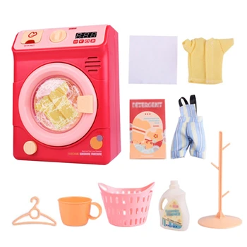 Simulation Automatic Housekeeping Mini Electric Educational Washing Machine Toy Pretend Play Laundry Room Kids - Pink
Simulation Automatic Housekeeping Mini Electric Educational Washing Machine Toy Pretend Play Laundry Room Kids - Pink