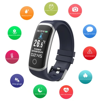 T4 Smart Bracelet Time Display Blood Pressure Heart Rate Monitor Fitness Tracker Waterproof Smart Watch for Men Women Kids
T4 Smart Bracelet Time Display Blood Pressure Heart Rate Monitor Fitness Tracker Waterproof Smart Watch for Men Women Kids