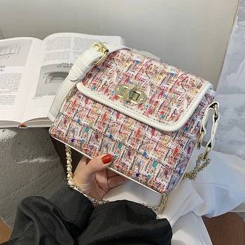 Elegant Female Square Armpit bag 2020 Fashion New High-quality Wool Women's Designer Handbag Chain Shoulder Messenger Bag
Elegant Female Square Armpit bag 2020 Fashion New High-quality Wool Women's Designer Handbag Chain Shoulder Messenger Bag