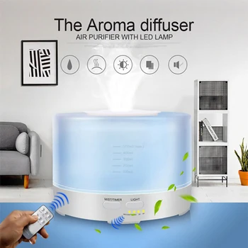 Air Humidifier Essential Oil Diffuser 500ML Ultrasonic Wood Grain Mist Maker Mist Generator Home Car Office Accessories
Air Humidifier Essential Oil Diffuser 500ML Ultrasonic Wood Grain Mist Maker Mist Generator Home Car Office Accessories