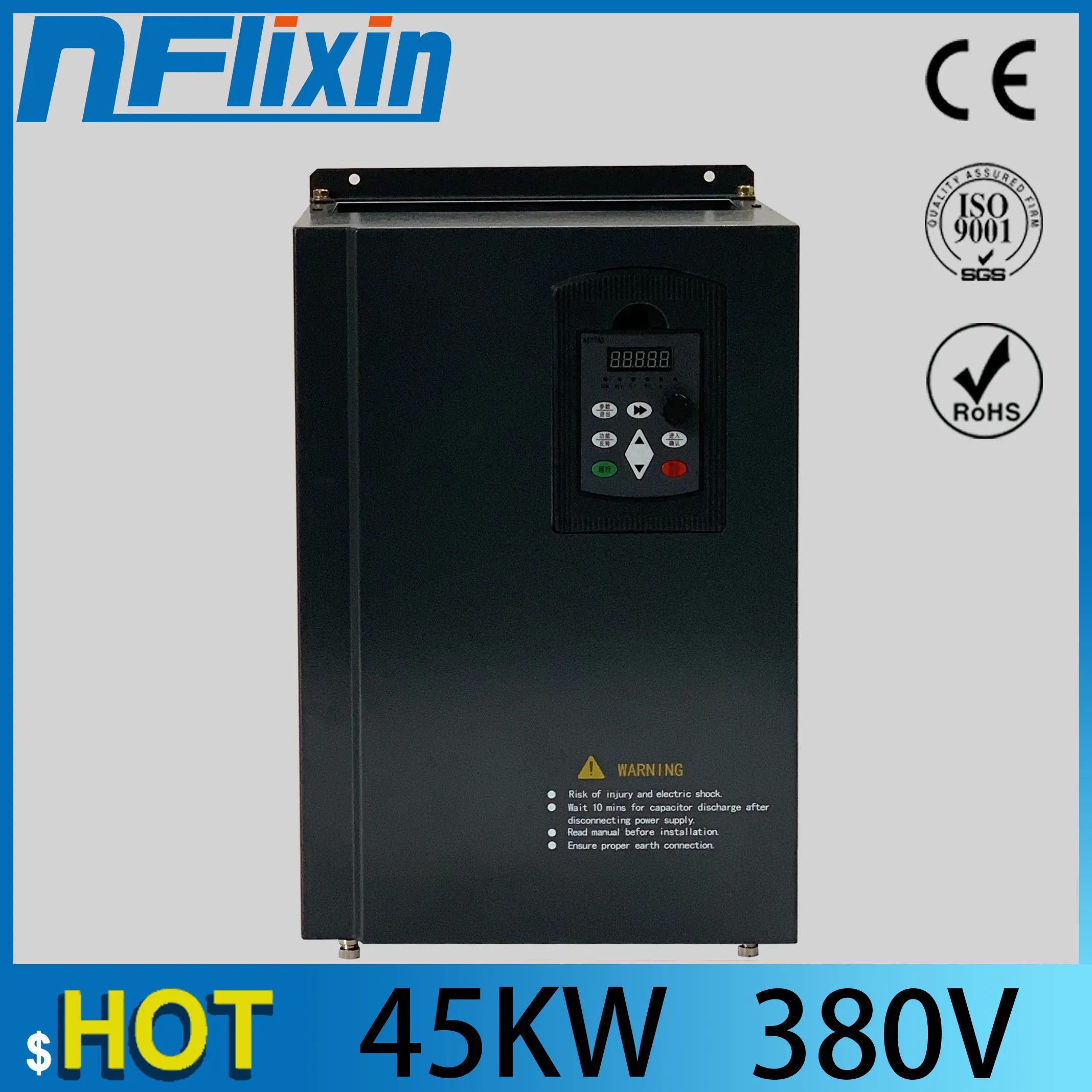 Vector Control frequency converter 380V Three-phase variable frequency inverter for motor 45kw ac frequency drive
Vector Control frequency converter 380V Three-phase variable frequency inverter for motor 45kw ac frequency drive