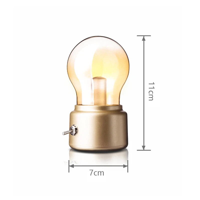 Retro LED Bulb Night Light Vintage Rechargeable Battery Portable USB 5V Creative Retro Metal Lever Switch for Baby Night Light
Retro LED Bulb Night Light Vintage Rechargeable Battery Portable USB 5V Creative Retro Metal Lever Switch for Baby Night Light