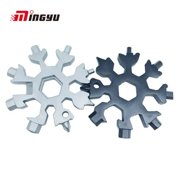 18 in 1 Outdoor Mini Snow Shape Screwdriver Multi Tools Keychain Phillips Slotted Bits Allen Key Spanner Nut Remover Tool
18 in 1 Outdoor Mini Snow Shape Screwdriver Multi Tools Keychain Phillips Slotted Bits Allen Key Spanner Nut Remover Tool