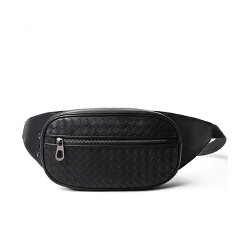 Men's chest bag woven leather small waist bag youth bag multi-function storage bag brand design fashion mobile phone bag
Men's chest bag woven leather small waist bag youth bag multi-function storage bag brand design fashion mobile phone bag