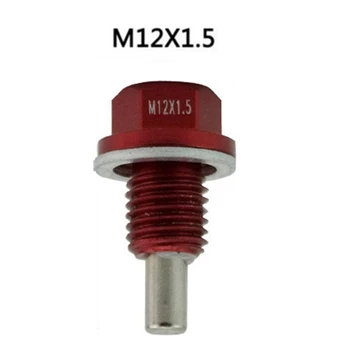 1PC M12 X 1.5 Magnetic Engine Oil Pan Drain Bolt Screw Aluminum Alloy Red Suitable For Car Nuts Bolts Oil Pans
1PC M12 X 1.5 Magnetic Engine Oil Pan Drain Bolt Screw Aluminum Alloy Red Suitable For Car Nuts Bolts Oil Pans