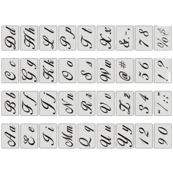 36Pcs/Set Letter Alphabet Stencil Wall Painting Wood DIY Drawing Template Craft
36Pcs/Set Letter Alphabet Stencil Wall Painting Wood DIY Drawing Template Craft
