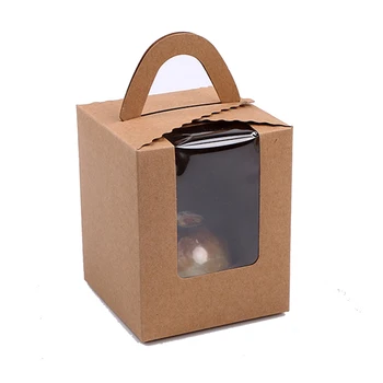 20PCS Kraft Paper Cupcake Box Bakery Cake Container With Clear Display Window Dessert Storage Boxes For Wedding Party Gift Case
20PCS Kraft Paper Cupcake Box Bakery Cake Container With Clear Display Window Dessert Storage Boxes For Wedding Party Gift Case
