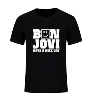 Free Shipping Rock Bon Jovi T Shirt For Men Summer Cotton Plus Size T-shirt Homme HIP-HOP Loose Printed Tops Short Sleeve
Free Shipping Rock Bon Jovi T Shirt For Men Summer Cotton Plus Size T-shirt Homme HIP-HOP Loose Printed Tops Short Sleeve