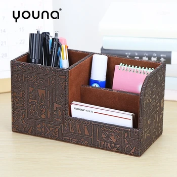 Desktop Stationery Remote Control Small Storage Box Multi-Function Leather Pen Holder Set Desktop Stationery Box Organizer
Desktop Stationery Remote Control Small Storage Box Multi-Function Leather Pen Holder Set Desktop Stationery Box Organizer