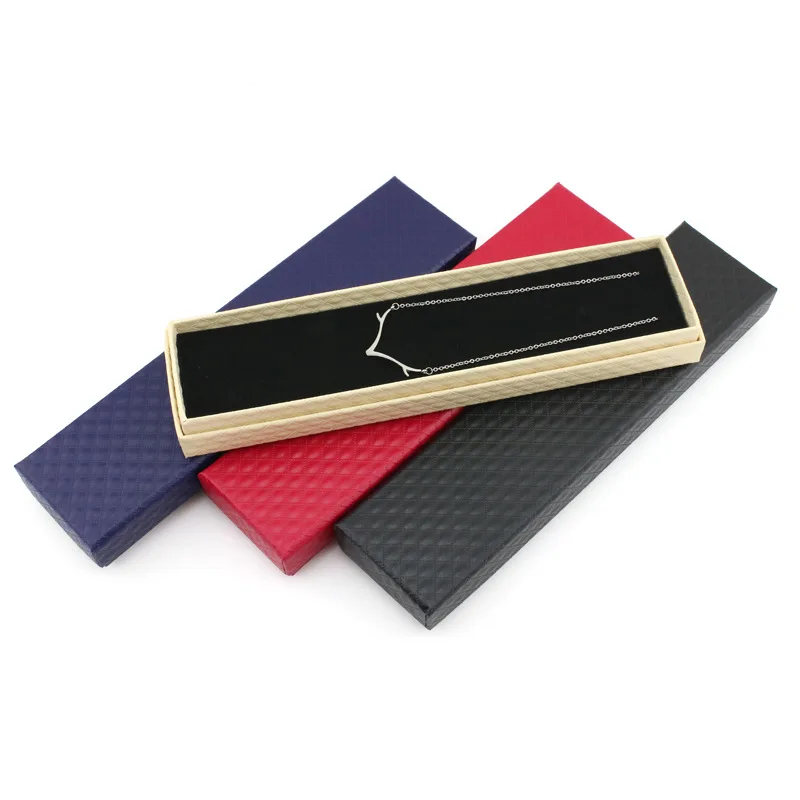 Classic Diamond Stripe Head Box Chain Box Pendant Box Gift Rectangular Packing Box Valentine's Day Party Gift Boxes Bags
Classic Diamond Stripe Head Box Chain Box Pendant Box Gift Rectangular Packing Box Valentine's Day Party Gift Boxes Bags