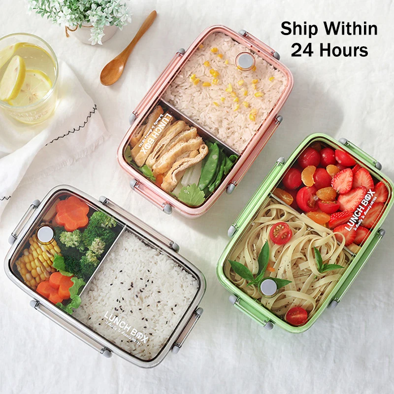 Portable Healthy Material Lunch Box Independent Lattice For Kids Bento Box Microwave Dinnerware Food Storage Container Foodbox
Portable Healthy Material Lunch Box Independent Lattice For Kids Bento Box Microwave Dinnerware Food Storage Container Foodbox