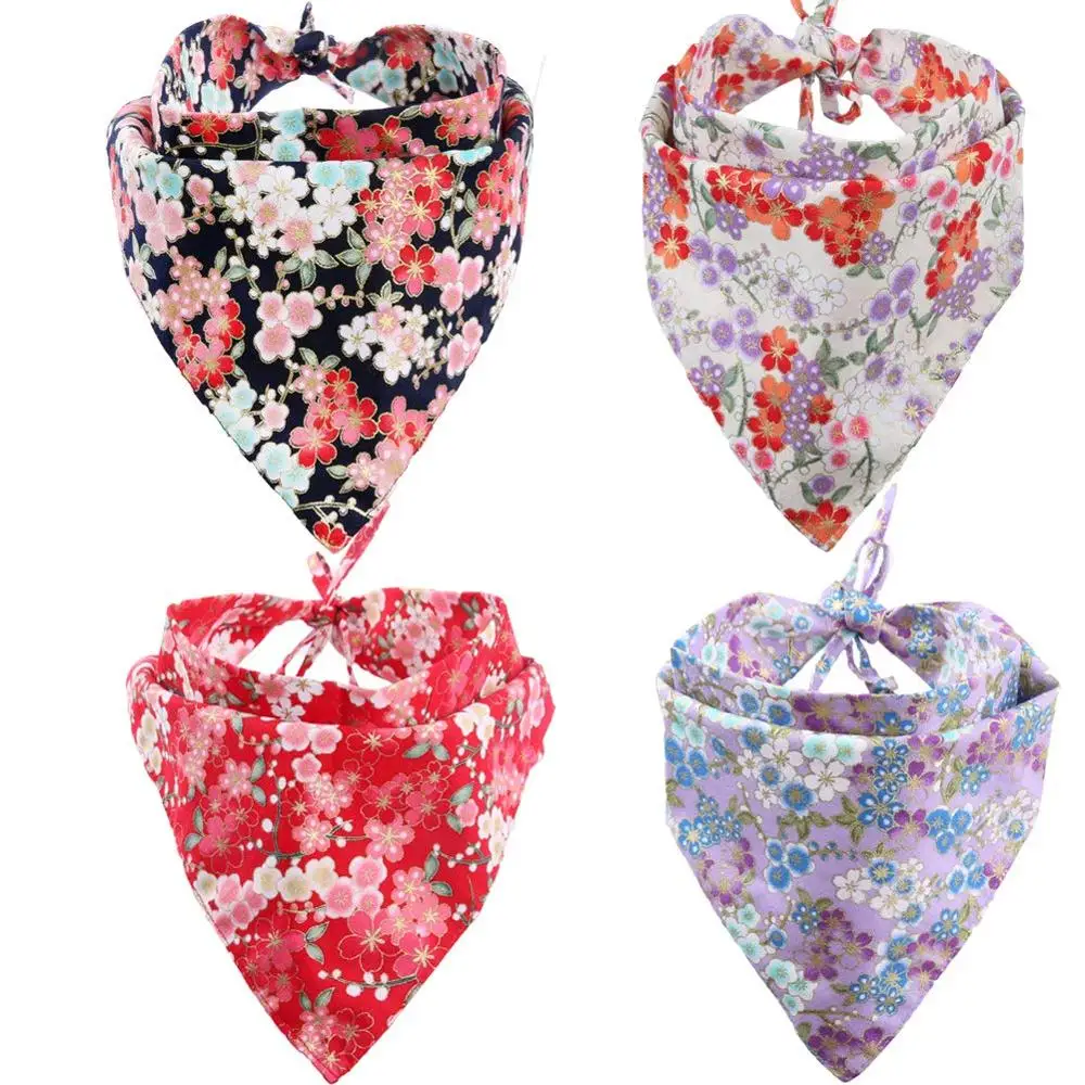 Dog Bandanas Triangular Bibs Scarf Accessories Japanese Style Reversible Pets Bandanas Accessories Triangular Bibs Kerchief Set
Dog Bandanas Triangular Bibs Scarf Accessories Japanese Style Reversible Pets Bandanas Accessories Triangular Bibs Kerchief Set