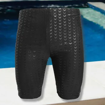

Men Shark Skin Water Repellent Professional Competitive Swimming Trunks Brand Soild Jammer Swimsuit Pant Racing Briefs L-5XL