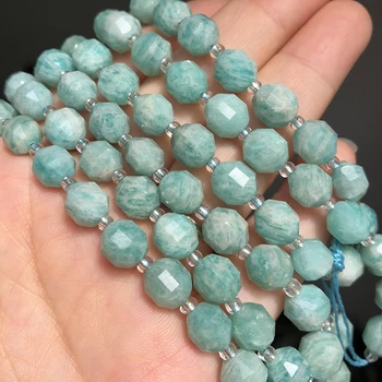 8MM AAA Natural Faceted Amazonite Stone Accessories Beads Loose Spacer Beads For Jewelry Making DIY Bracelet Necklace 7.5Inches
8MM AAA Natural Faceted Amazonite Stone Accessories Beads Loose Spacer Beads For Jewelry Making DIY Bracelet Necklace 7.5Inches