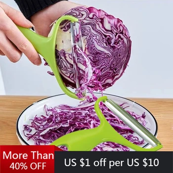 Cooking Tools Wide Mouth Peeler Vegetables Fruit Stainless Steel Knife Cabbage Graters Salad Potato Slicer Kitchen Accessories
Cooking Tools Wide Mouth Peeler Vegetables Fruit Stainless Steel Knife Cabbage Graters Salad Potato Slicer Kitchen Accessories