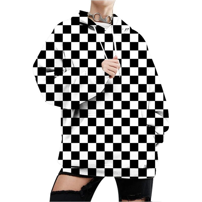 LBG casual black and white striped plaid hoodie 2019 summer 3D printed plaid hooded sweatshirt unisex hip hop hoodie pullove 
LBG casual black and white striped plaid hoodie 2019 summer 3D printed plaid hooded sweatshirt unisex hip hop hoodie pullove
