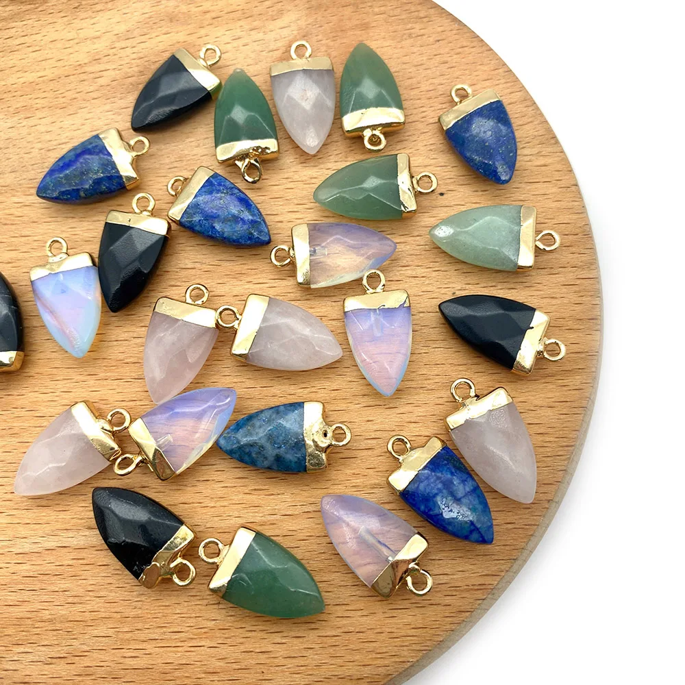 5pcs/pack Cone Section Shape Charms Natural Semi-precious Stone Pendants Rose Quartz Agate 5 Colors DIY for Making Necklace
5pcs/pack Cone Section Shape Charms Natural Semi-precious Stone Pendants Rose Quartz Agate 5 Colors DIY for Making Necklace