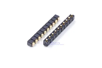 2 pcs Spring Loaded Pogo pin 10 Position 2.54mm Pitch 4.0mm Height Surface Mount PCB Vertical 10 Pin Modular connector Strip
2 pcs Spring Loaded Pogo pin 10 Position 2.54mm Pitch 4.0mm Height Surface Mount PCB Vertical 10 Pin Modular connector Strip