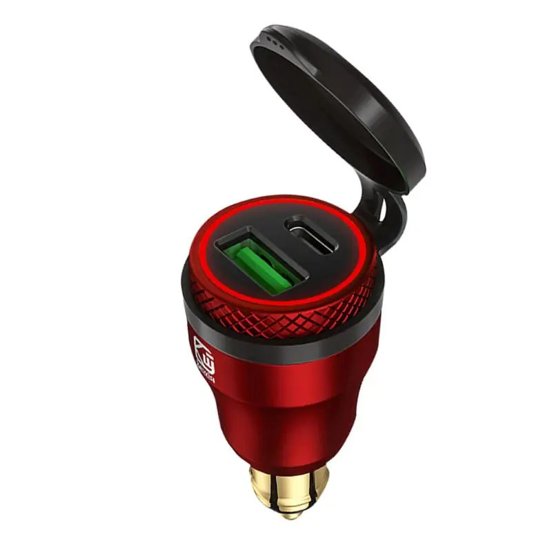 Waterproof Motorbike 12V 24V QC 3.0 USB Type C PD Fast Charger Power Adapter Socket for BMW Ducati Triumph Motorcycle
Waterproof Motorbike 12V 24V QC 3.0 USB Type C PD Fast Charger Power Adapter Socket for BMW Ducati Triumph Motorcycle