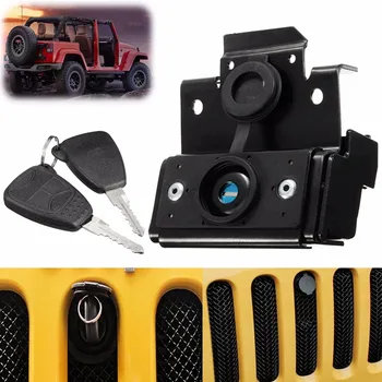 Black Hood Lock Car Anti-Theft Security Key Kit Assembly For Jeep for Wrangler JK 2007-2016 Car Accessories Replacement Parts
Black Hood Lock Car Anti-Theft Security Key Kit Assembly For Jeep for Wrangler JK 2007-2016 Car Accessories Replacement Parts