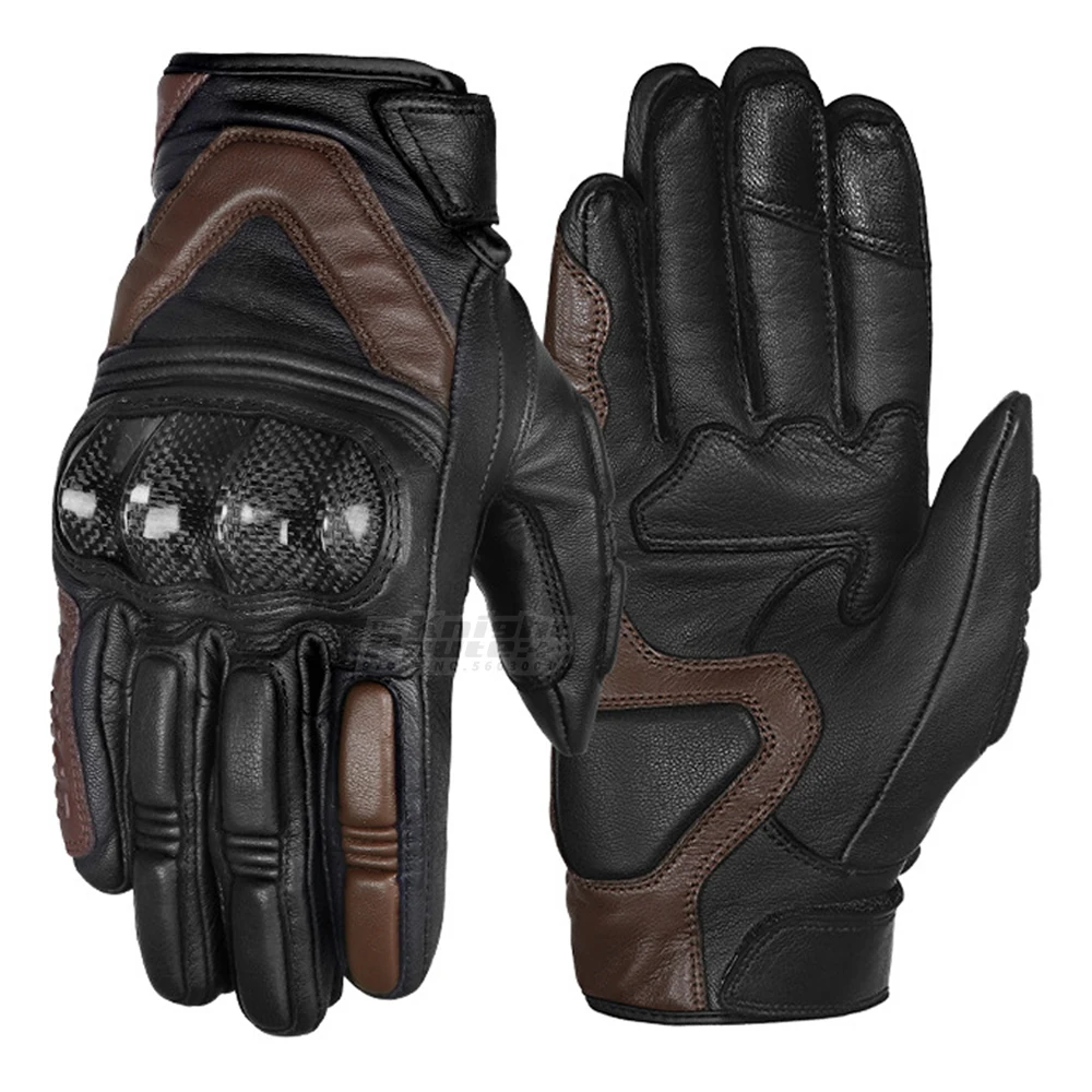 Leather Motorcycle Gloves Carbon Fiber Riding Motorbike Full Finger Gloves Retro Moto Motocross Racing Biker Touch Screen Gloves
Leather Motorcycle Gloves Carbon Fiber Riding Motorbike Full Finger Gloves Retro Moto Motocross Racing Biker Touch Screen Gloves