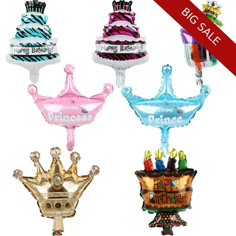 Birthday Balloons 1pc Birthday Party Decorations Adult Aluminum Film Balloon Mini Crown Birthday Cake Balloon DIY Party Supplies
Birthday Balloons 1pc Birthday Party Decorations Adult Aluminum Film Balloon Mini Crown Birthday Cake Balloon DIY Party Supplies