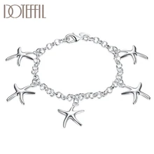DOTEFFIL 925 Sterling Silver Sea Star Pendant Bracelet For Women Wedding Engagement Party Fashion Jewelry
DOTEFFIL 925 Sterling Silver Sea Star Pendant Bracelet For Women Wedding Engagement Party Fashion Jewelry