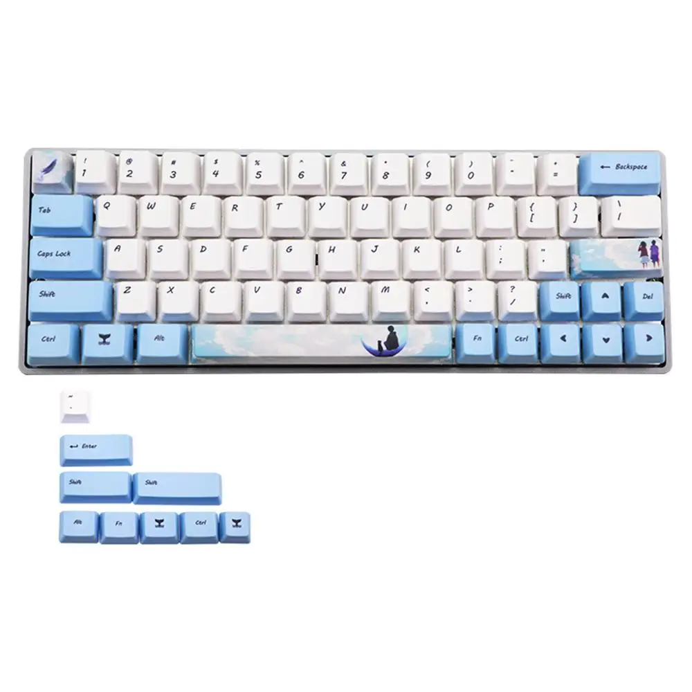 High Quality 72 key Replaceable PBT Keycaps Lettering Keys OEM Injection Key Cap for GH60 GK61 GK64 dz60 Mechanical Keyboard
High Quality 72 key Replaceable PBT Keycaps Lettering Keys OEM Injection Key Cap for GH60 GK61 GK64 dz60 Mechanical Keyboard