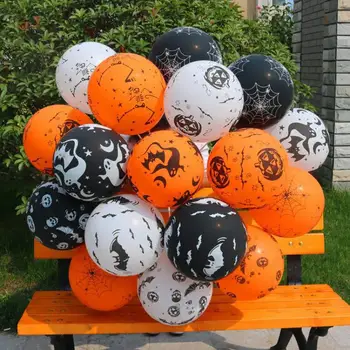 100PCS Pumpkin Balloon hybrid Halloween Full Flower 12 inch 2.8g thick printed latex balloon Festival Ghost Festival Party Theme
100PCS Pumpkin Balloon hybrid Halloween Full Flower 12 inch 2.8g thick printed latex balloon Festival Ghost Festival Party Theme