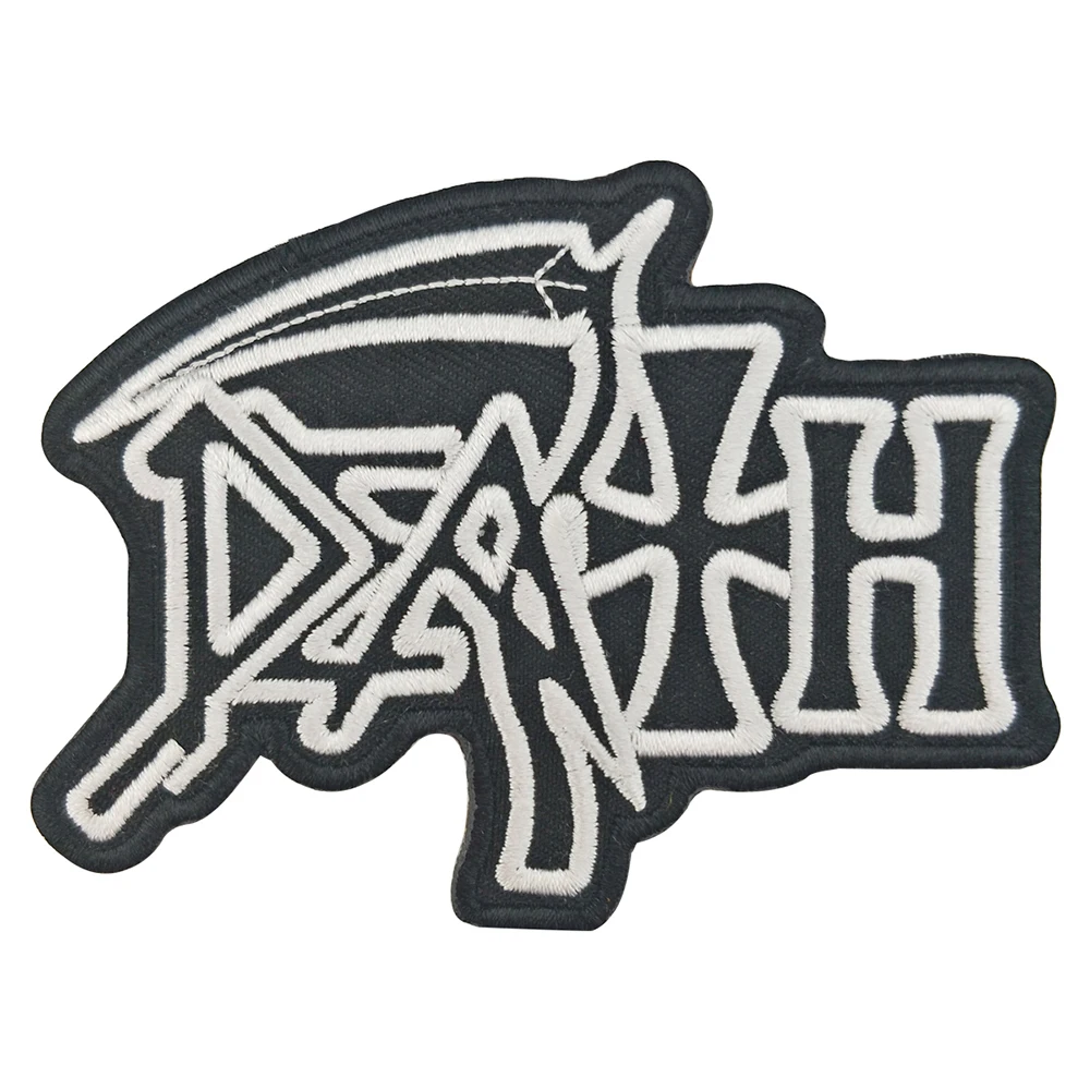 Вышитая нашивка Death Band крутая металлическая музыкальная заставка в стиле рок