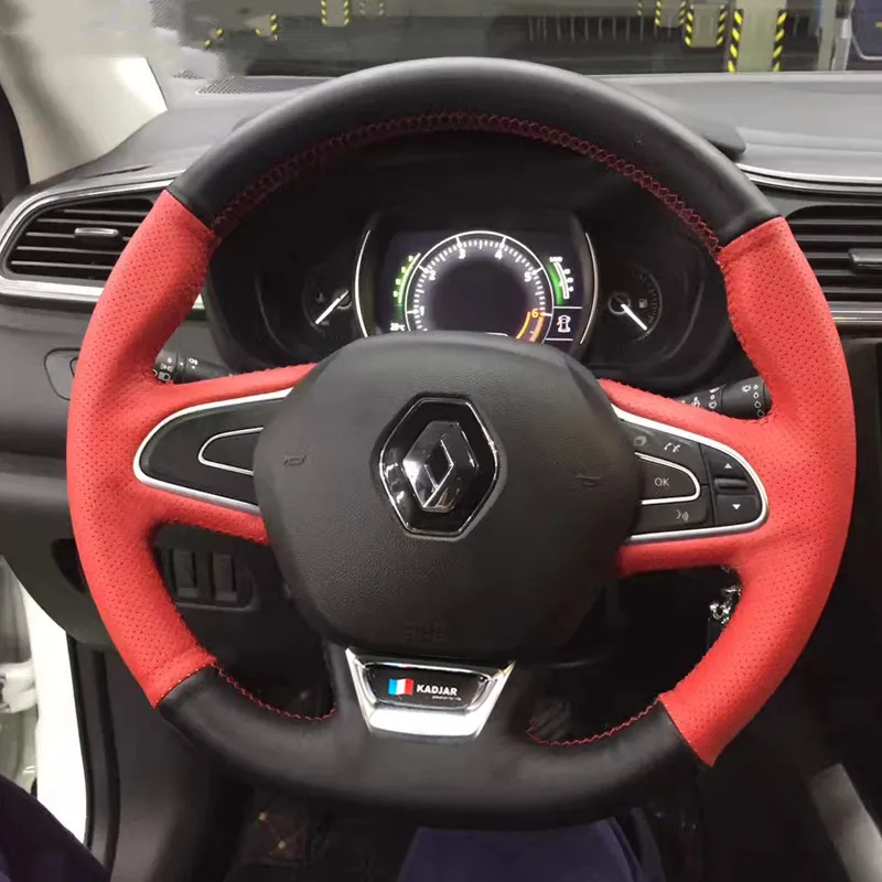 Кожаный чехол на руль для Renault Koleos, kadjar, сделай сам, ручная работа, автомобильные аксессуары
Кожаный чехол на руль для Renault Koleos, kadjar, сделай сам, ручная работа, автомобильные аксессуары