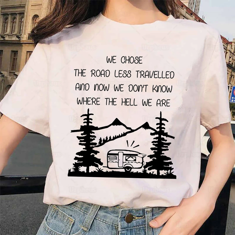 100% Cotton Motivational Inspirational Camping Tshirt We Choose The Road Less Travelled Summer Top Tees Shirt
100% Cotton Motivational Inspirational Camping Tshirt We Choose The Road Less Travelled Summer Top Tees Shirt