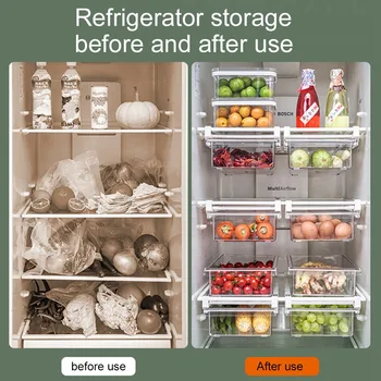 Fridge Food Fresh Keep Storage Box Multi-Purpose Space Saver Refrigerator Food Container Egg Storage Drawer Organizer
Fridge Food Fresh Keep Storage Box Multi-Purpose Space Saver Refrigerator Food Container Egg Storage Drawer Organizer