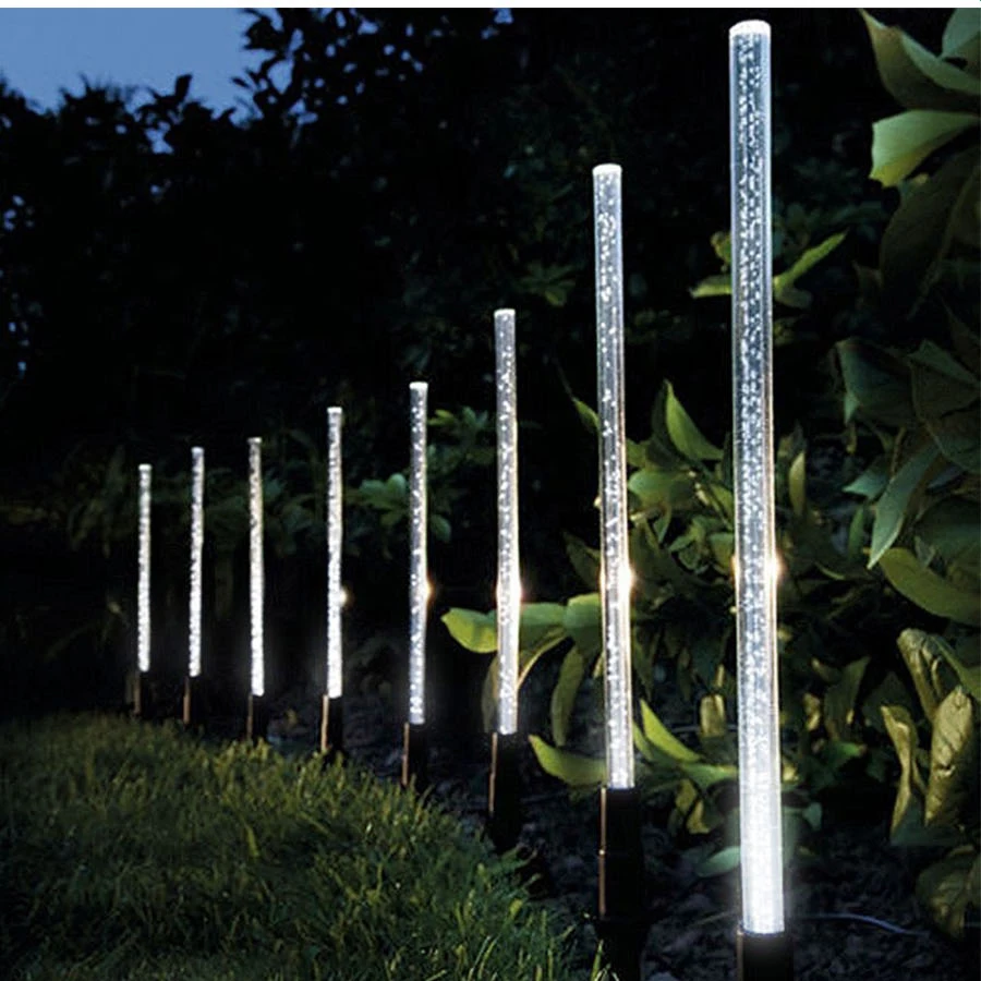 Acrylic Tube Lights Solar Light Bubble Pathway Lawn Landscape Power Lamps Decoration Garden Stick Stake Night Light Lamp Set
Acrylic Tube Lights Solar Light Bubble Pathway Lawn Landscape Power Lamps Decoration Garden Stick Stake Night Light Lamp Set