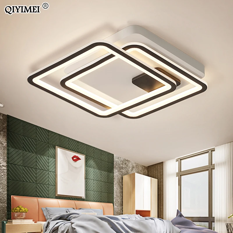 Modern Led Ceiling Lights with Remote Control Square Lamps for Living Room Flush Mount Indoor Lighting Bedroom Kitchen AC85-260V
Modern Led Ceiling Lights with Remote Control Square Lamps for Living Room Flush Mount Indoor Lighting Bedroom Kitchen AC85-260V
