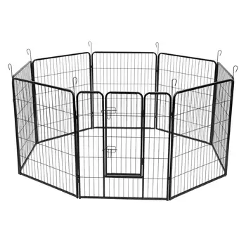 Water/Stain Resistant 40" Dog Pet Playpen Heavy Duty Metal Exercise Fence Hammigrid 8 Panel Black
Water/Stain Resistant 40" Dog Pet Playpen Heavy Duty Metal Exercise Fence Hammigrid 8 Panel Black