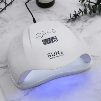 SUN X 54W LED UV Lamp Nail Dryer for Nails Gel Polish Curing Lamp with Auto Sensor 10/30/60/99s Timer LCD Display for Manicure
SUN X 54W LED UV Lamp Nail Dryer for Nails Gel Polish Curing Lamp with Auto Sensor 10/30/60/99s Timer LCD Display for Manicure
