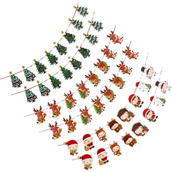 6 Strips/Set Christmas Flag Xmas Ornament Decorative Banner String Flag 
6 Strips/Set Christmas Flag Xmas Ornament Decorative Banner String Flag