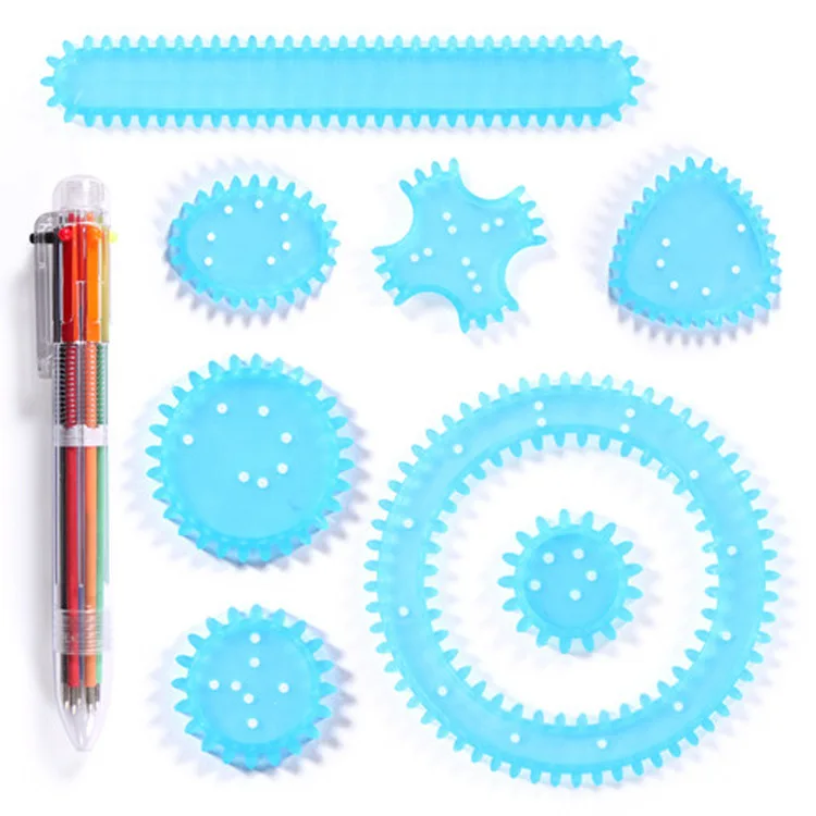 Curve Creative Fspirograph Transparent Ruler Spirographe Enfants Dessin Painting Set Children Students Million Flower Ruler
Curve Creative Fspirograph Transparent Ruler Spirographe Enfants Dessin Painting Set Children Students Million Flower Ruler