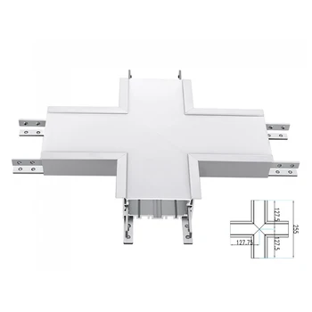 V-TAC FP0393 joint connector X shape Standard 16W 4000K White Led linear lamp Downlight FP0381 SKU-393 
V-TAC FP0393 joint connector X shape Standard 16W 4000K White Led linear lamp Downlight FP0381 SKU-393