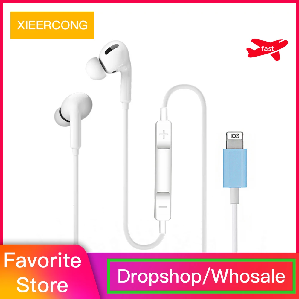 In Ear Stereo earphone For Apple IPhone 7 headset with Microphone Wired Bluetooth for IPhone 8 7 Plus X XR XS Max 10 earphone
In Ear Stereo earphone For Apple IPhone 7 headset with Microphone Wired Bluetooth for IPhone 8 7 Plus X XR XS Max 10 earphone