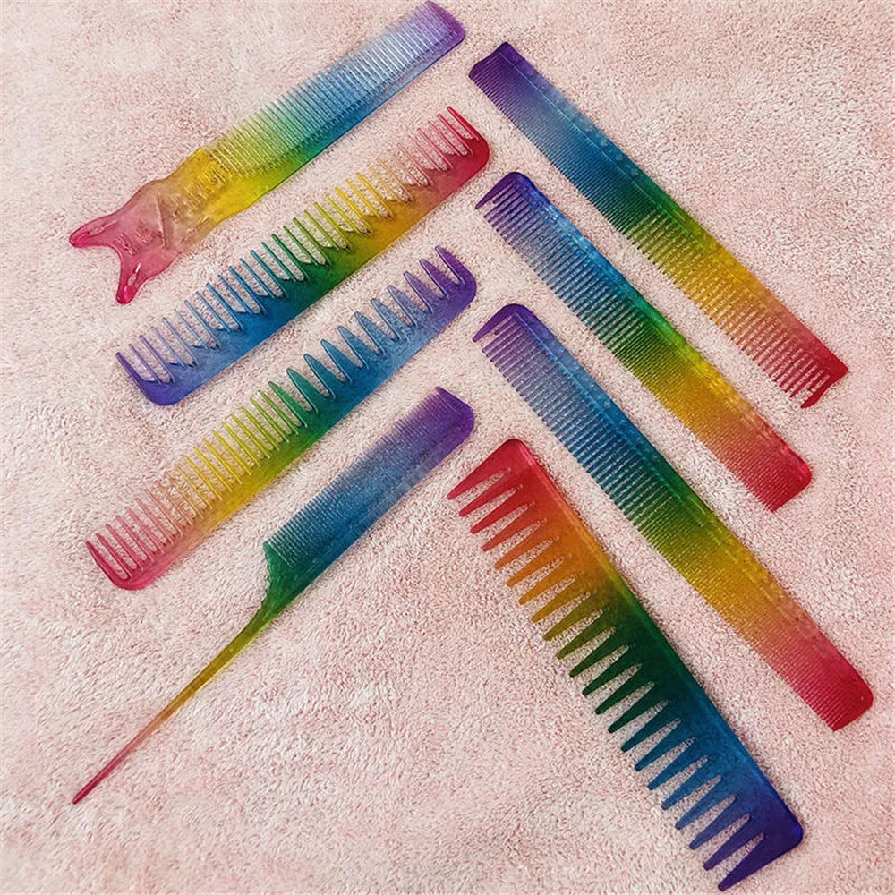Anti-Static Hair Comb Rainbow Comb Hairdressing Salon Equipment Plastic Comb Hair Cutting Styling Tool Hair Care Styling Tool
Anti-Static Hair Comb Rainbow Comb Hairdressing Salon Equipment Plastic Comb Hair Cutting Styling Tool Hair Care Styling Tool
